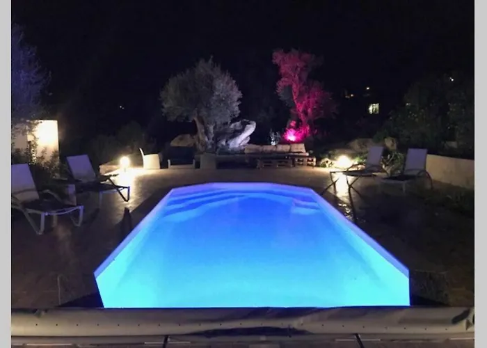Luxe Bord De Avec Piscine Et Grand Jardin Corbara